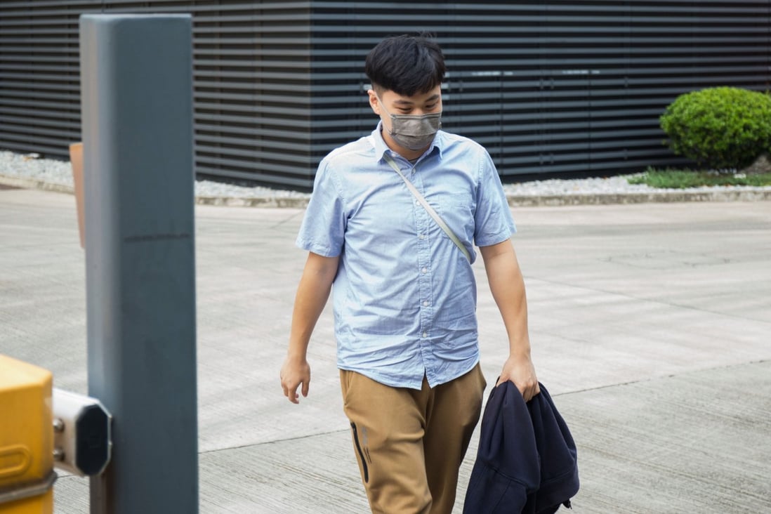 Lam Wai-ho has been convicted of possession of offensive weapons in a public place. Photo: Brian Wong