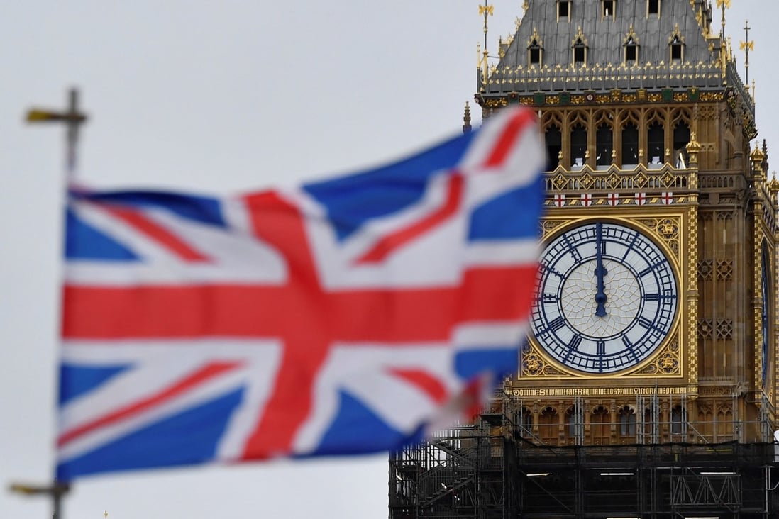 The British flag flies in front of Big Ben at the Houses of Parliament in London in December. Photo: Reuters