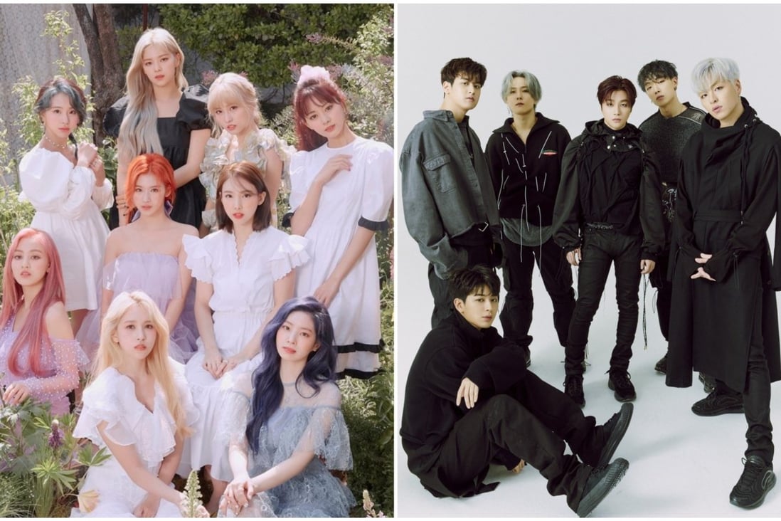 Twice’s future together is looking strong but iKon seems to be on rocky roads. Photos: JYP Entertainment, YG Entertainment
