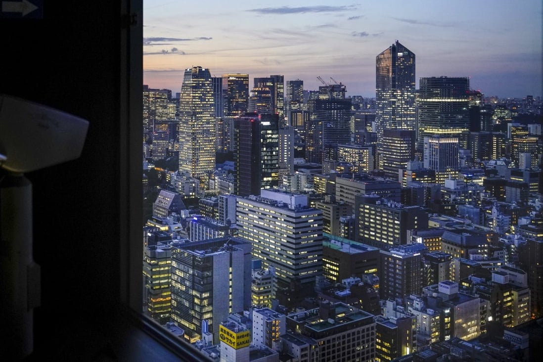 Tokyo’s skyline as seen from the World Trade Center. Tokyo is at the forefront of Asia’s property rental market, with build-to-rent transactions accounting for 14 per cent of all commercial property deals in the first three-quarters of 2021. Photo: AP