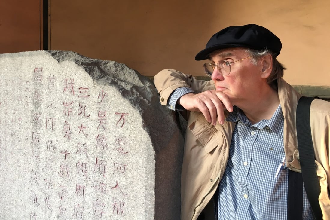 M.A. Aldrich at the Zhougong Temple in Qufu, Shandong province. Photo: Courtesy of M.A. Aldrich