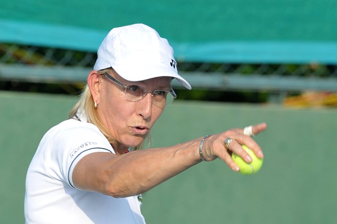 Martina Navratilova has accused tennis officials in Australia of cowardice. Photo: AFP
