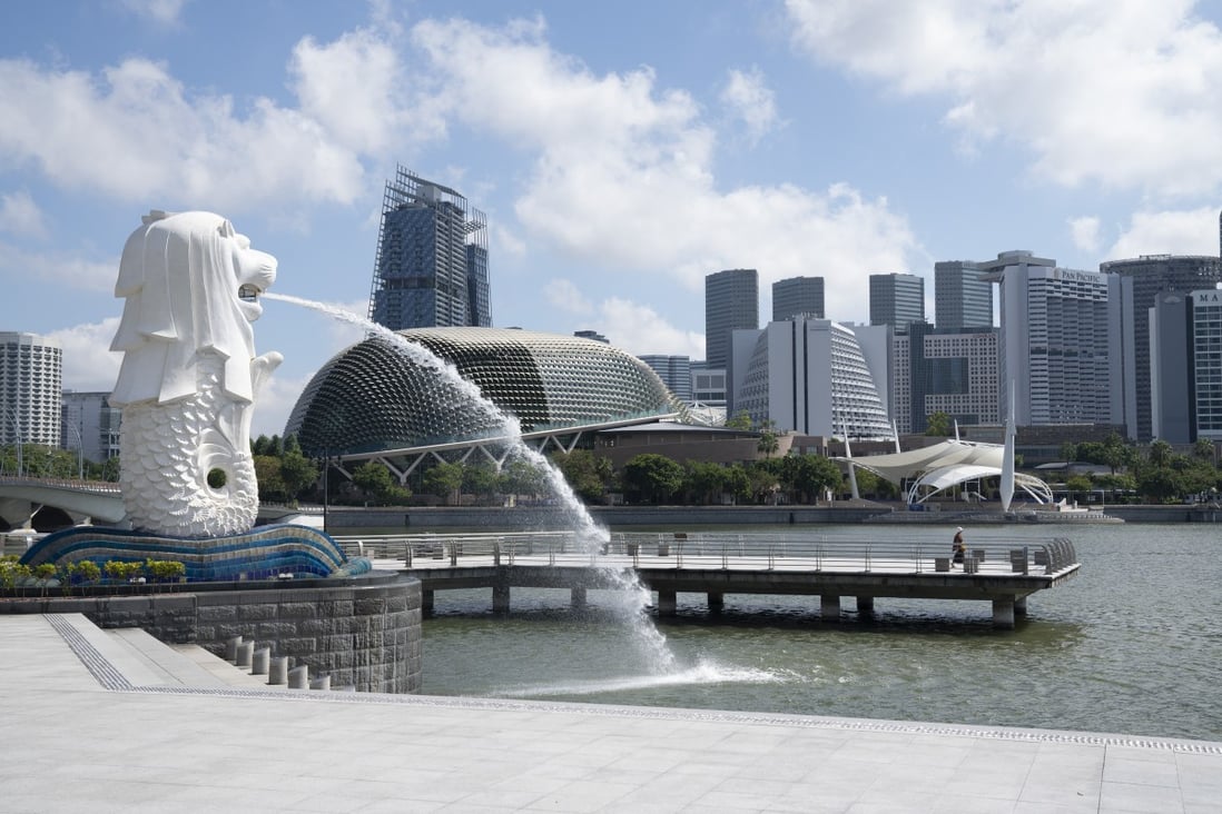 Merlion Park waterfront in Singapore. Photo: Bloomberg