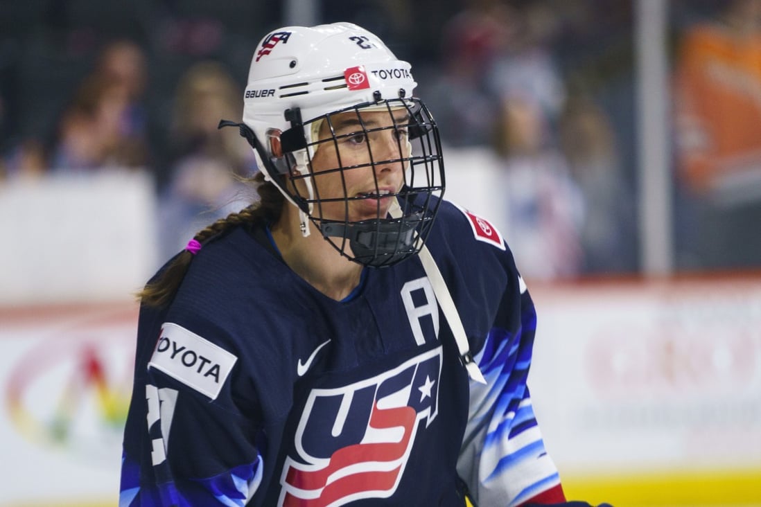United States’ Hilary Knight looks to add one more chapter to her career and a thrilling rivalry with Canada. Photo: AP 