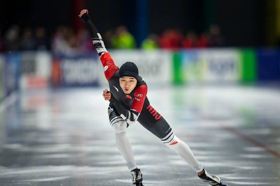 Chinese speed skater Gao Tingyu will be one of China’s flag-bearers on Friday. Photo: Handout