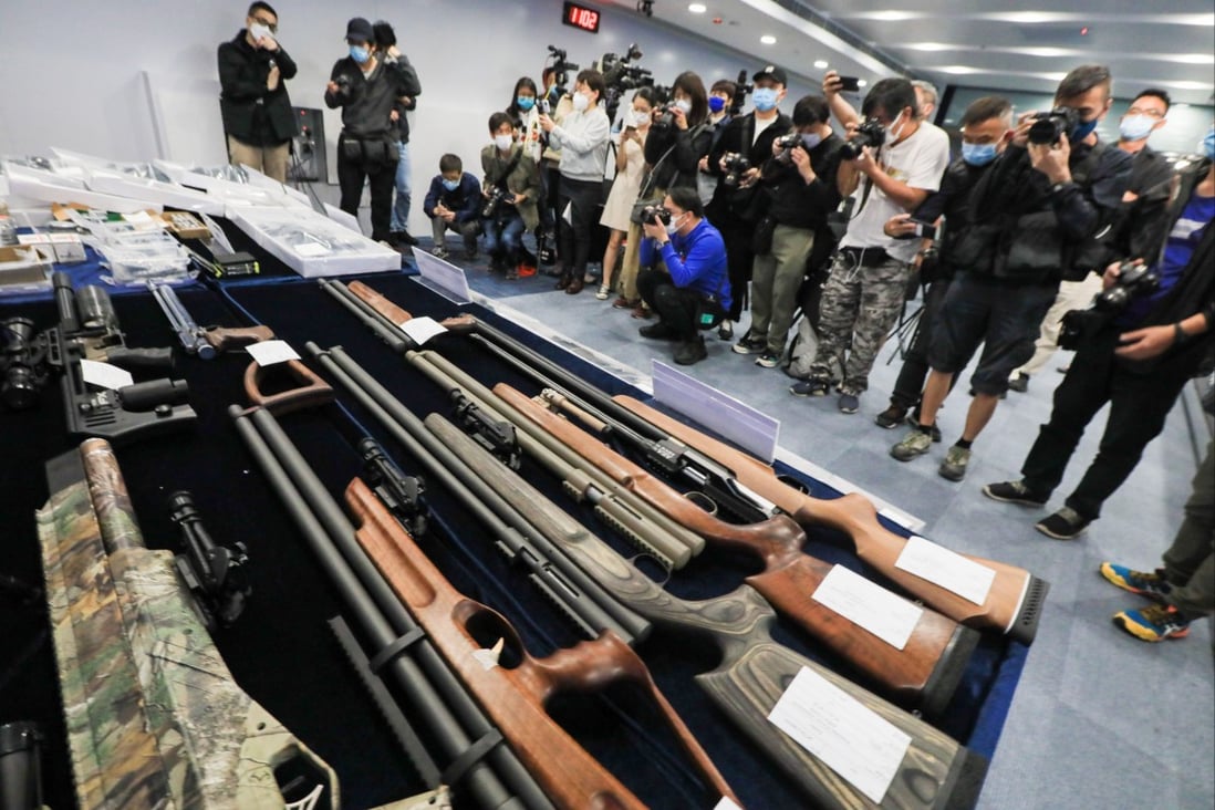 Illegal firearms, ammunition cases in Hong Kong fall 65 per cent after imposition of national