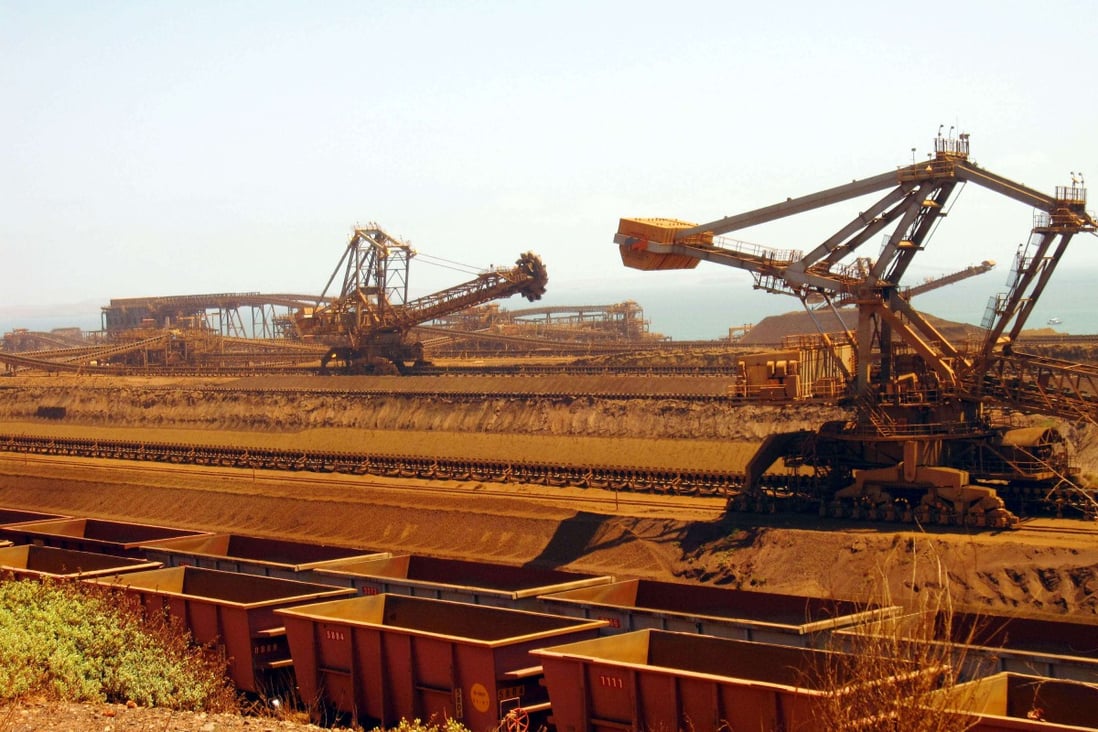 China imports more than three-quarters of its iron ore, mainly from Australia and Brazil. Photo: AFP