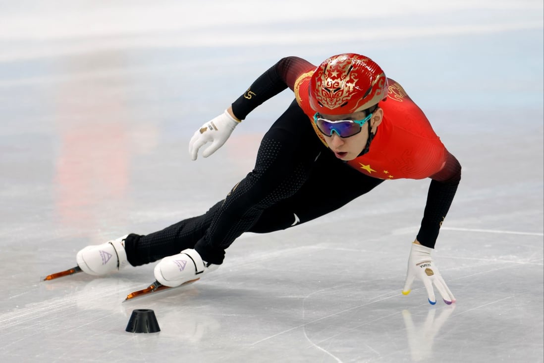 Wu Dajing of China attends a training session at Capital Indoor Stadium in Beijing. Photo: Xinhua/Ding Xu