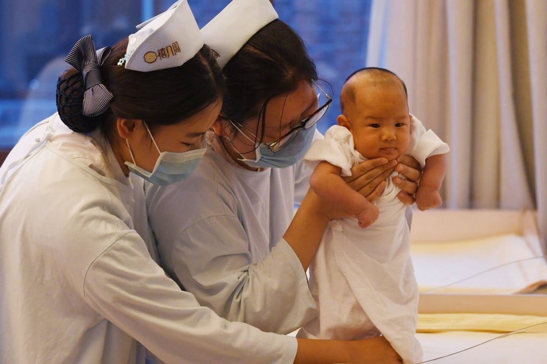 China’s family planning agency will introduce public health programmes to encourage people to have more children. Photo: AFP