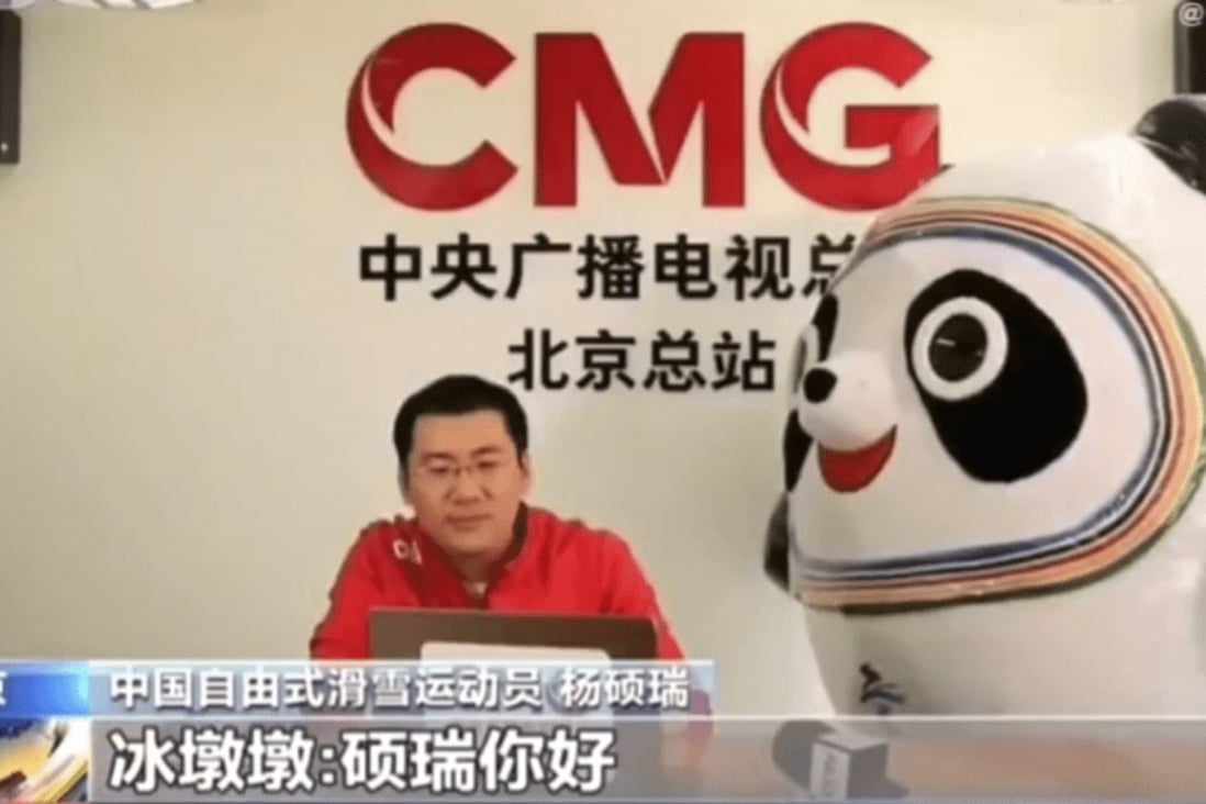 Chinese social media outraged by ‘disgusting’ ‘deep masculine voice’ behind panda mascot in show on state TV. Photo: Sohu