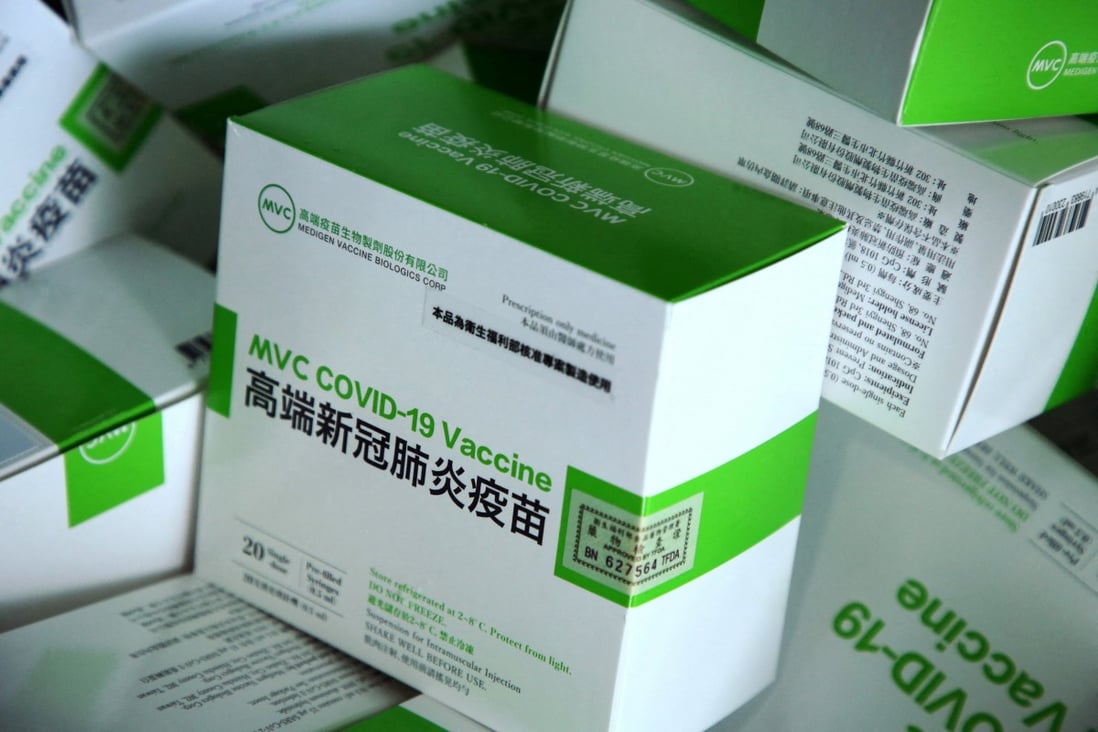 Taiwan’s domestically developed Medigen Vaccine Biologics Corp’s Covid-19 vaccine has been approved for emergency use in Paraguay, an ally of the island. Photo: Reuters