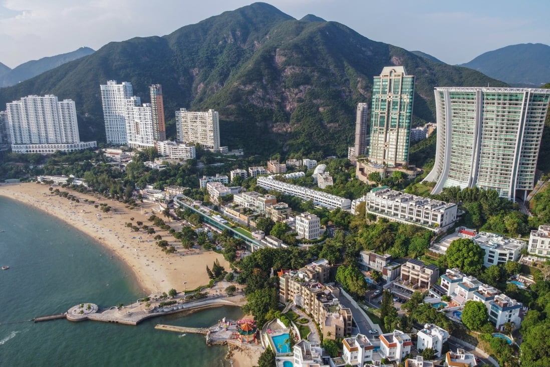 An aerial view of Repulse Bay, one of the most expensive residential neighbourhoods in Hong Kong. Photo: Sun Yeung