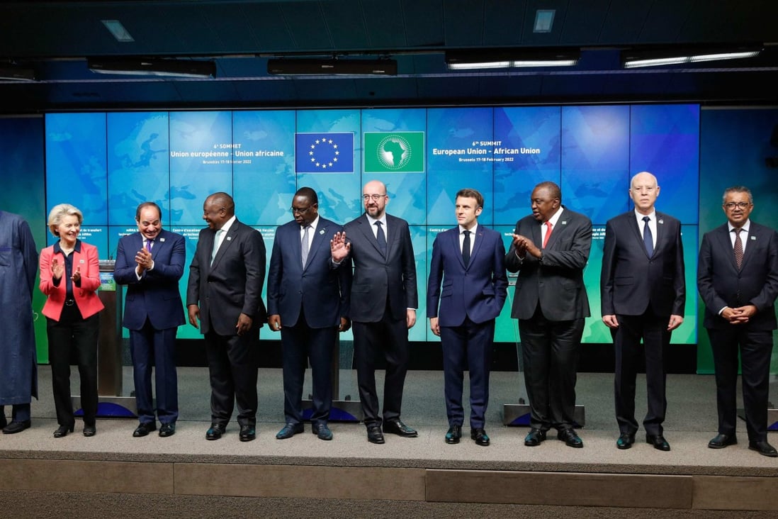 Leaders from Europe, Africa and the World Health Organization prepare for a second day of the summit in Brussels on Friday. Photo: AFP