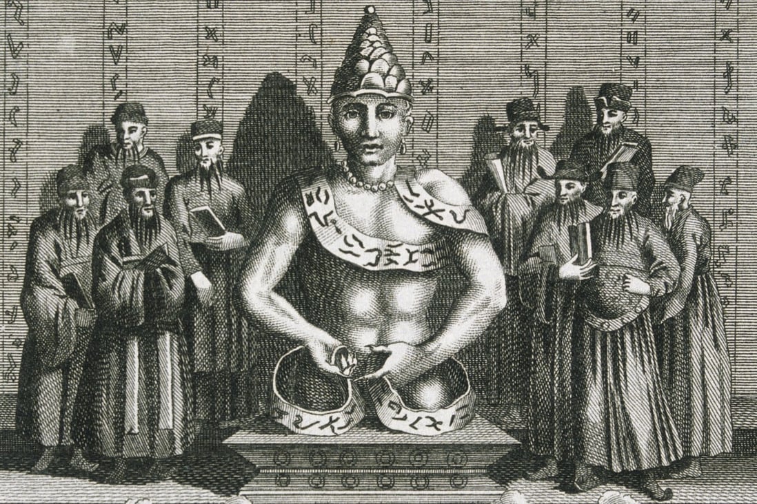 An 18th century engraving of the image of Confucius being worshipped. American philosophy professor Stephen Angle has written a guide to the Confucian moral code. Photo: Hulton-Deutsch Collection/Corbis via Getty Images
