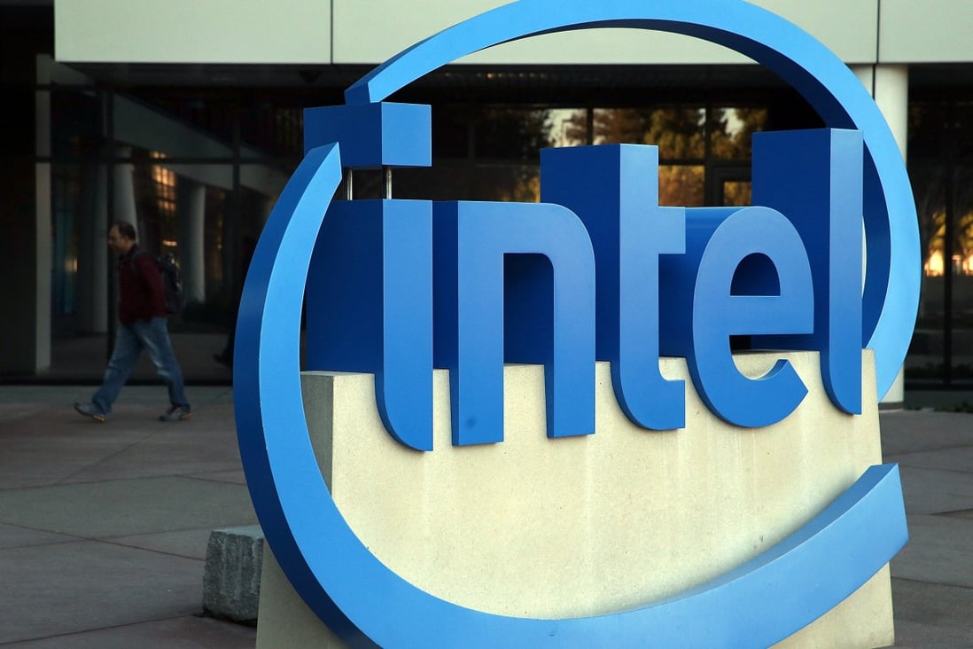 The Intel logo displayed outside of the company’s headquarters in Santa Clara, California, on January 16, 2014. Photo: AFP