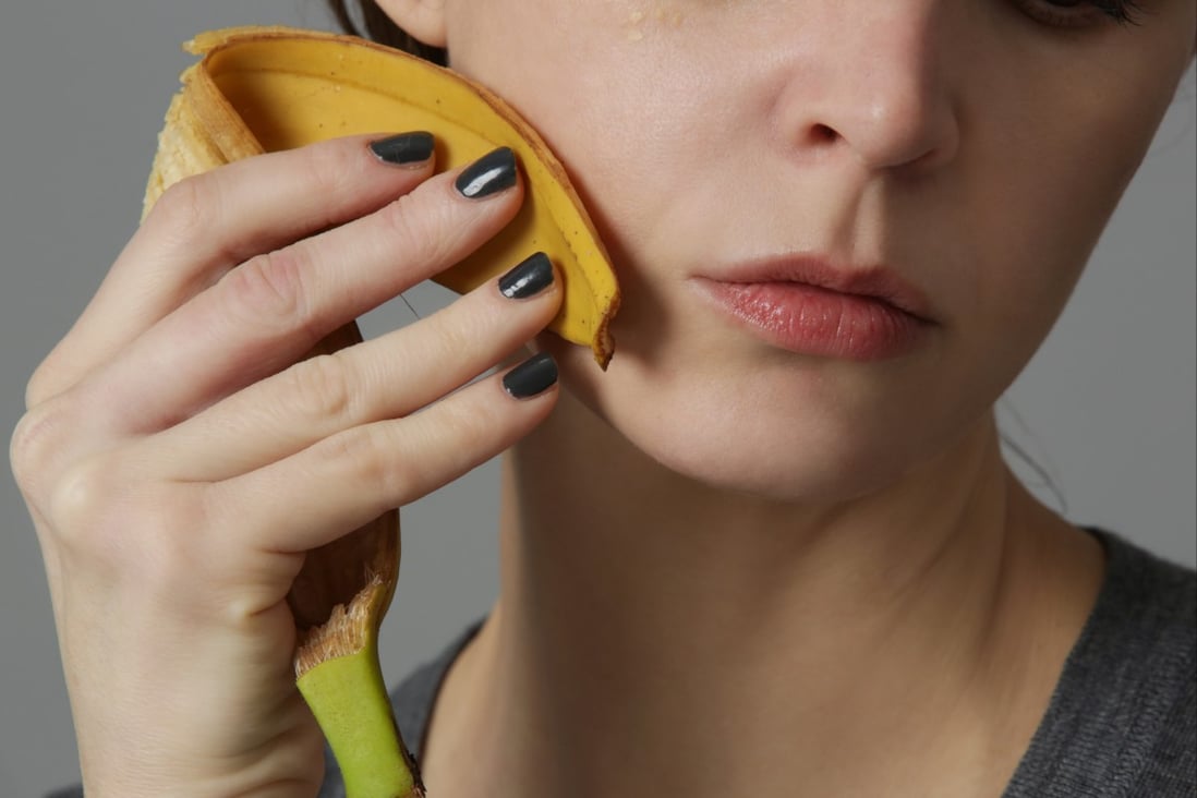 A TikTok facial skincare hack wants you to rub banana peels on your