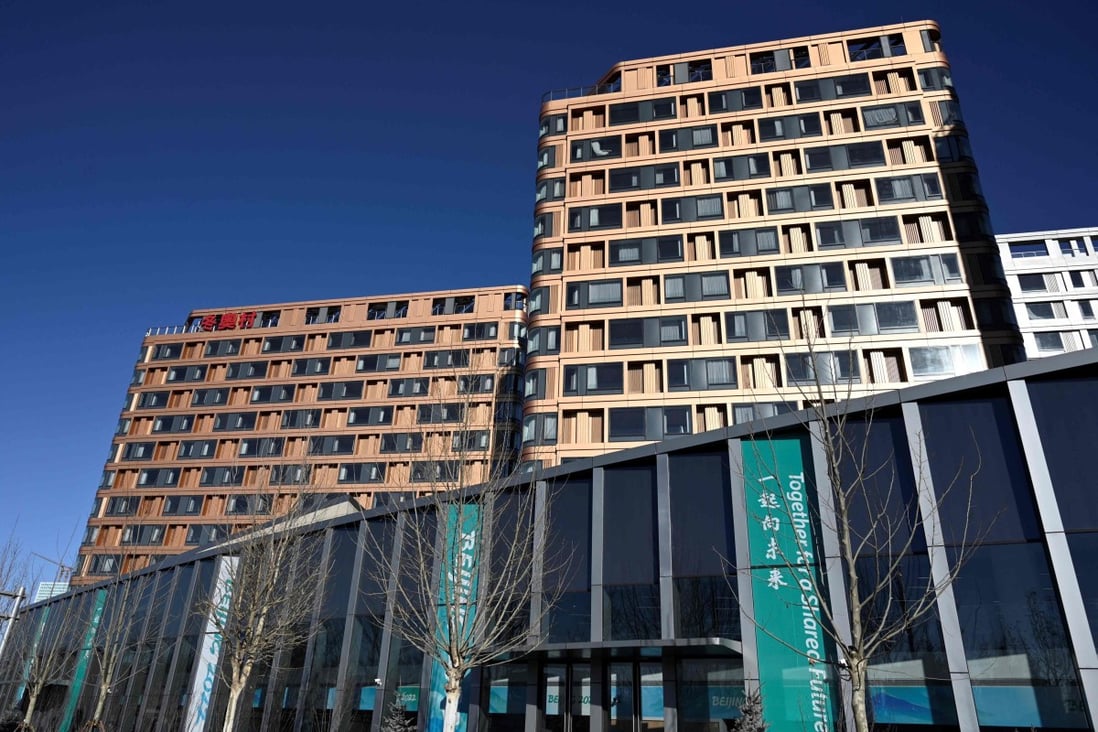 Rooms at the Beijing Olympics Village seen last December 24. There are two other Olympic Villages in Yanqing and Zhangjiakou. These “closed loop” facilities could be put to good use, enabling China’s gradual reopening. Photo: AFP