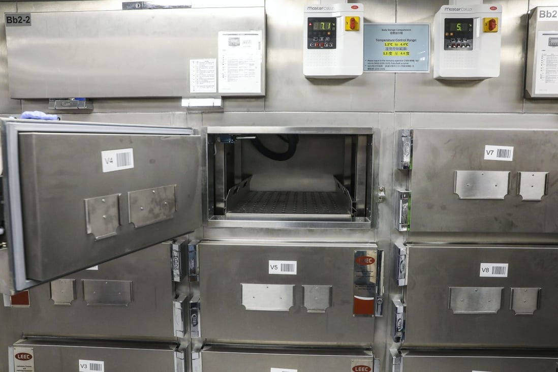 The mortuary at Queen Mary Hospital in Pok Fu Lam. Photo: K. Y. Cheng The mortuary at Queen Mary Hospital in Pok Fu Lam. Photo: K. Y. Cheng
