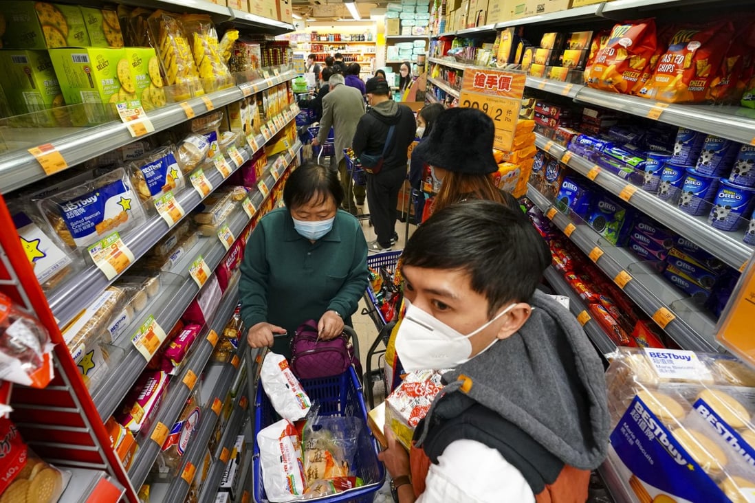 Residents have been panic buying, fearing an imminent lockdown. Photo: Felix Wong