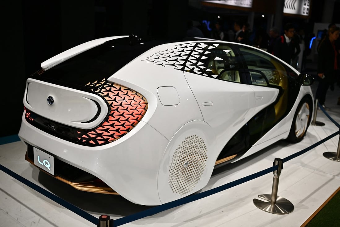 The Toyota LQ concept car at the Tokyo Motor Show. Photo: AFP