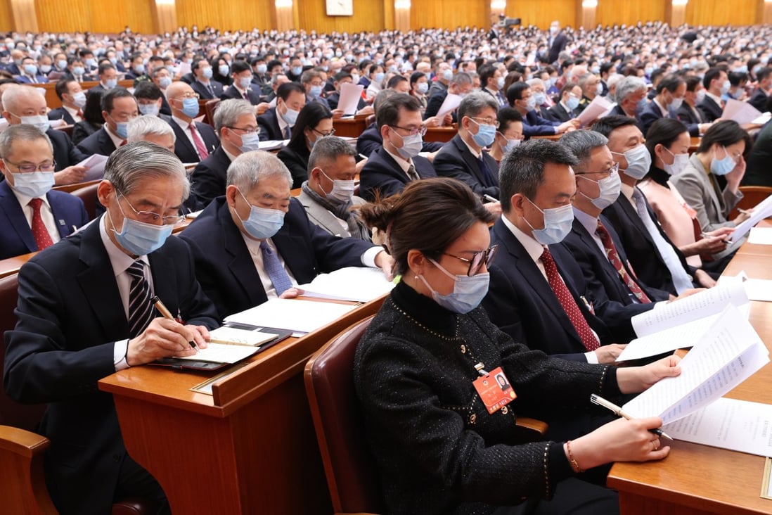 The fifth session of the 13th National Committee of the Chinese People’s Political Consultative Conference opens at the Great Hall of the People in Beijing on Friday. Photo: Xinhua