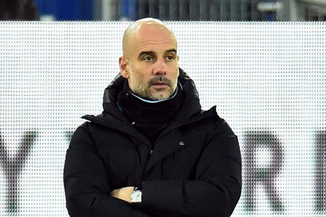 Manchester City manager Pep Guardiola is expecting a tough game on Sunday. Photo: Reuters