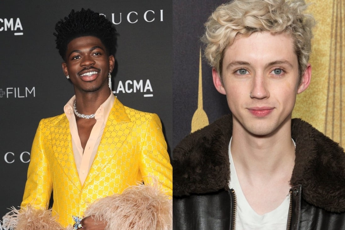 Celebrities like Lis Nas X (left) and Troye Sivan can thank the rise of social media for their ability to own their sexuality. 