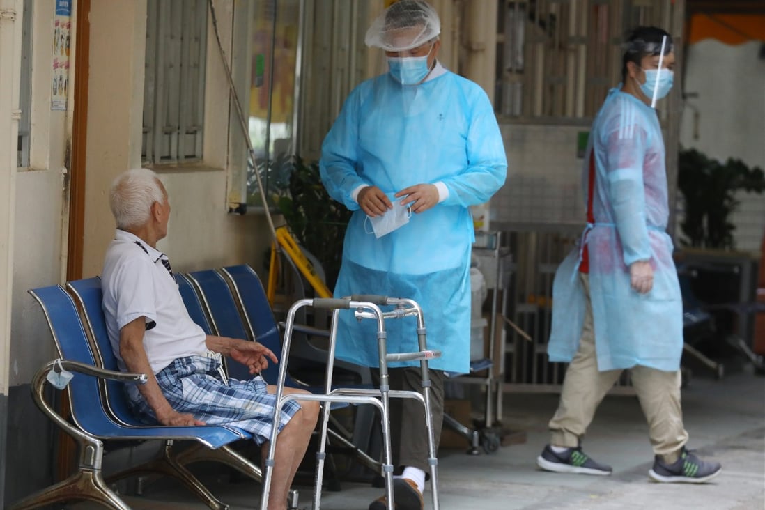 Just 80 care homes have managed to avoid Covid-19 infections in Hong Kong. photo: Dickson Lee