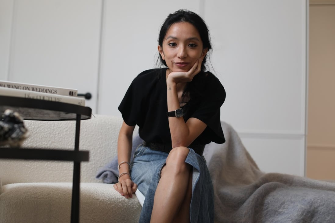 Jacqueline Au, owner of bridal shop Loft, at her store in Sheung Wan. Photo: Xiaomei Chen