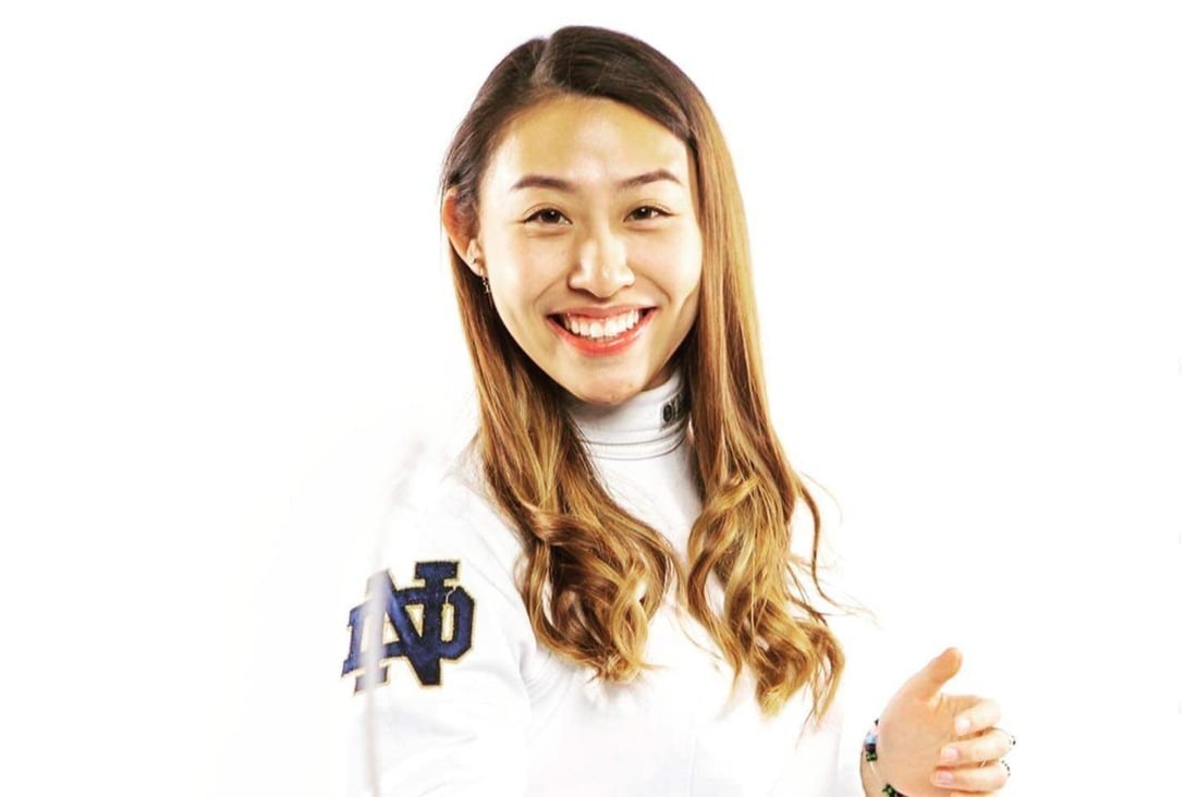 Kaylin Hsieh is aiming for victory at the 2022 NCAA Fencing Championships.