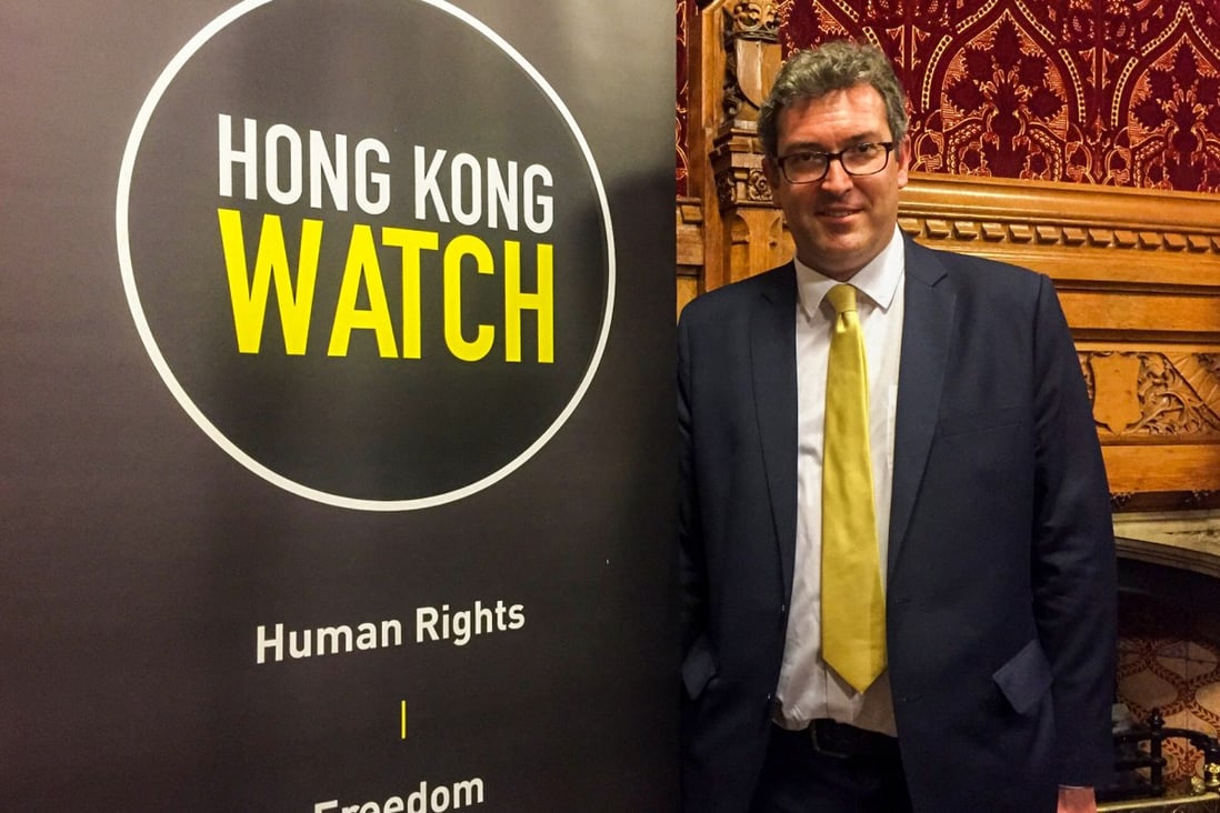 Benedict Rogers, co-founder and chief executive of Hong Kong Watch. Photo: Hong Kong Watch