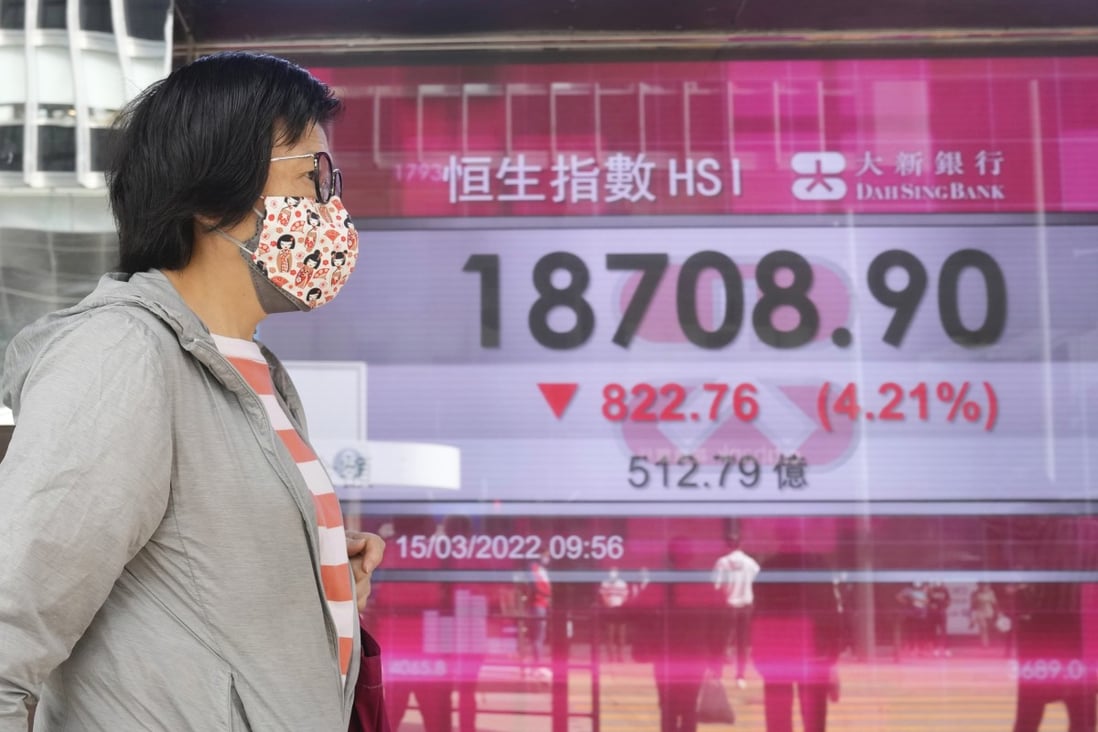 China tech rout Hong Kong market sinks after calls stocks