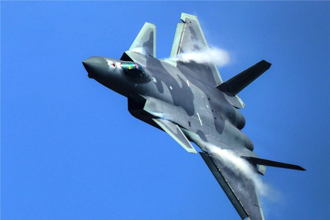 The J-20s or “Mighty Dragon” stealth fighters were deployed in July 2019 to the Eastern Theatre Command, which oversees the Taiwan Strait. Photo: 81.com