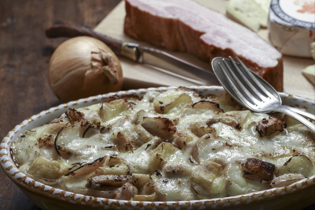 Tartiflette combines new potatoes, soft cheese, onions, wine and bacon. This recipe is adapted from one by the late Anthony Bourdain. Photo: SCMP/Jonathan Wong