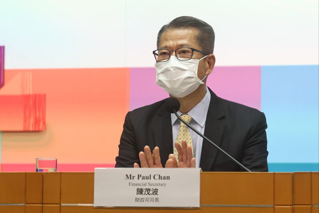 Hong Kong’s finance chief says the city’s economy is set to contract in the first quarter of the financial year. Photo: K. Y. Cheng