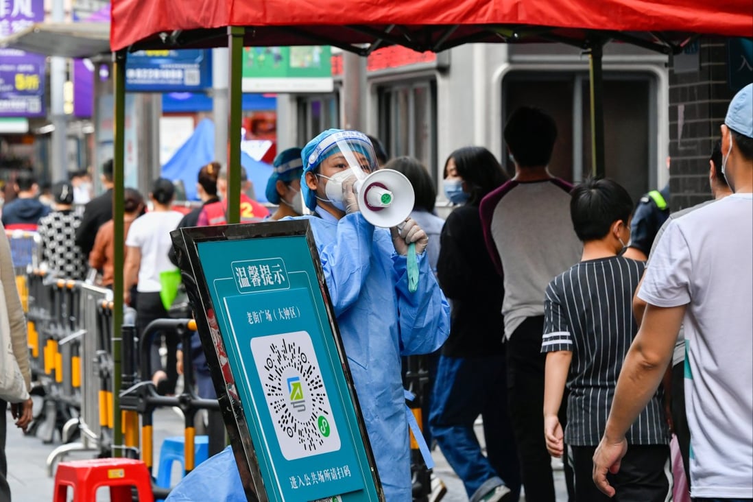 Residents have had to go through three rounds of compulsory mass testing during Shenzhen’s latest outbreak. Photo: Xinhua