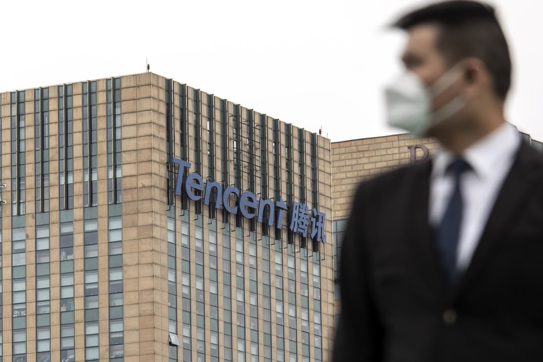 Tencent denies that it is considering to split up the company amid an increasingly challenging regulatory environment. Photo: Bloomberg