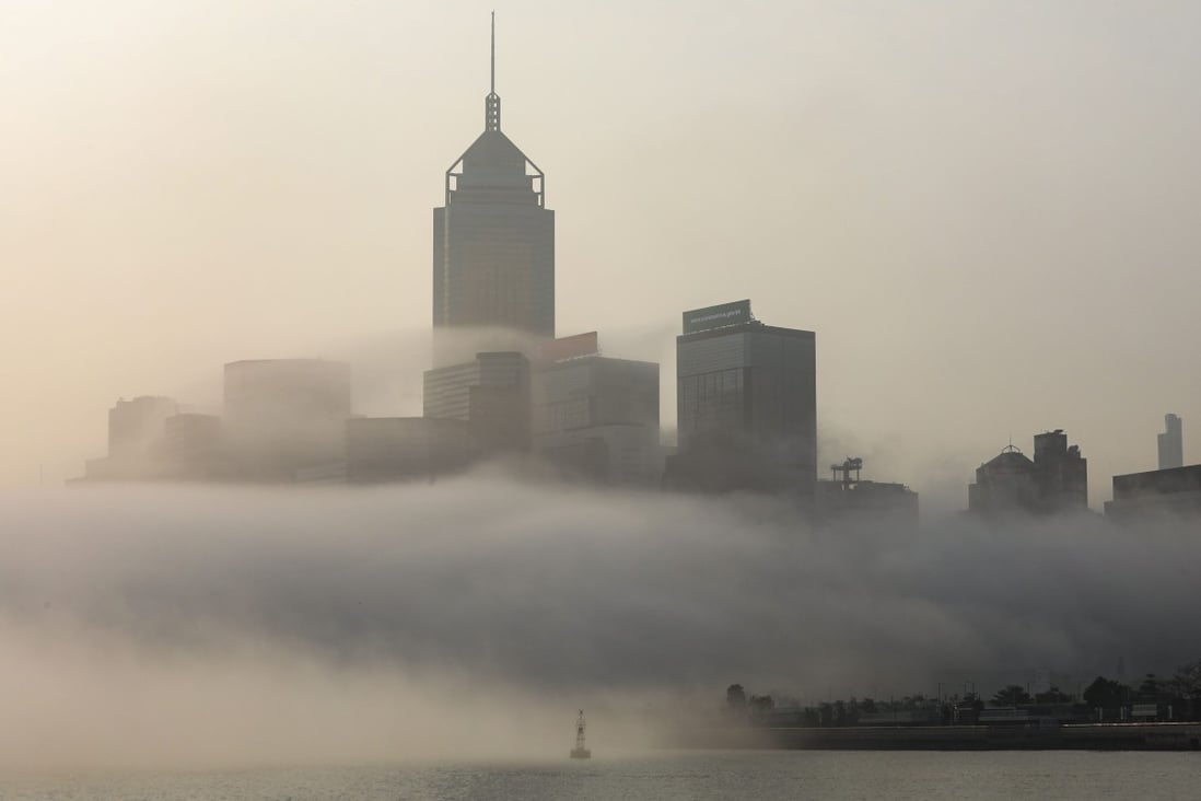 Hong Kong maintained third place among the top global financial centres despite  tough restrictions casting a fog over the business environment. Photo: Jelly Tse