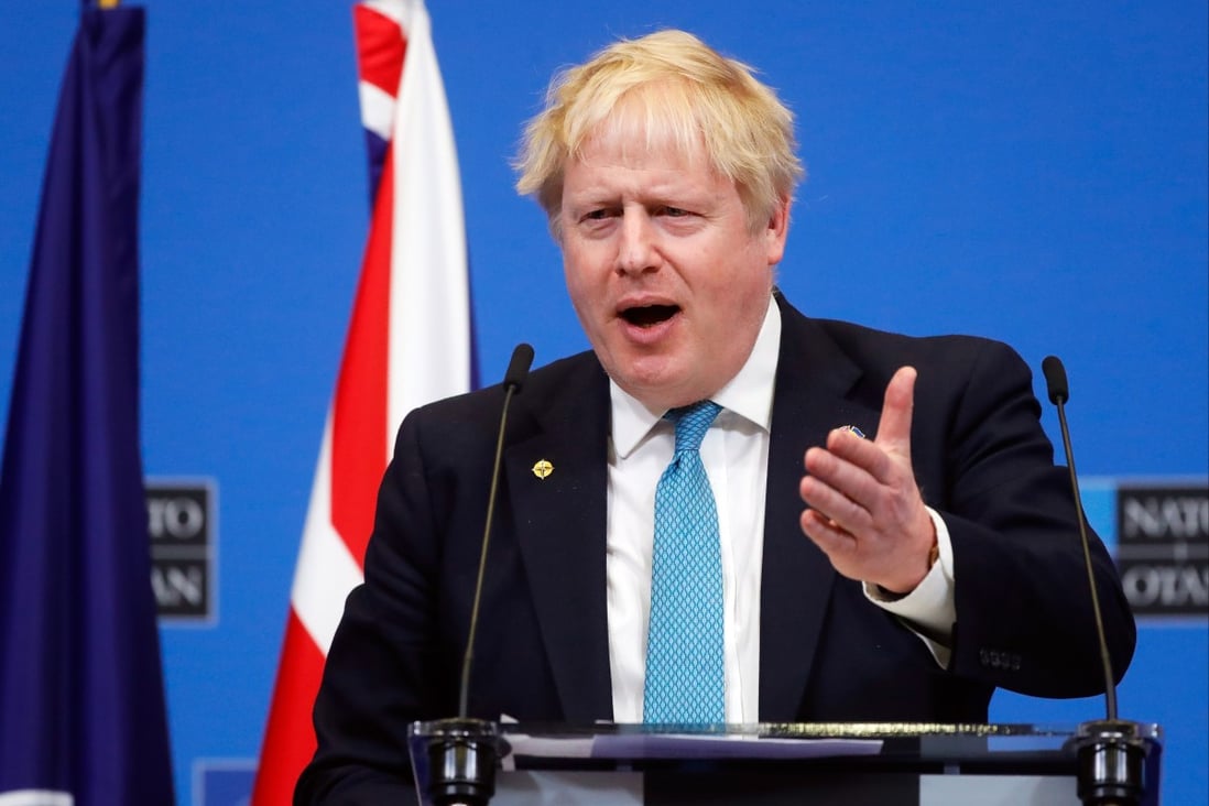 British Prime Minister Boris Johnson spoke by phone with Chinese President Xi Jinping on Friday. Photo: EPA-EFE