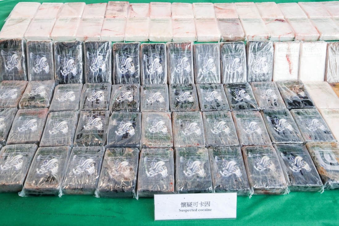 Hong Kong customs has confiscated HK$110 million worth of cocaine concealed in an electric transformer that arrived from Costa Rica. Photo:  Edmond So 