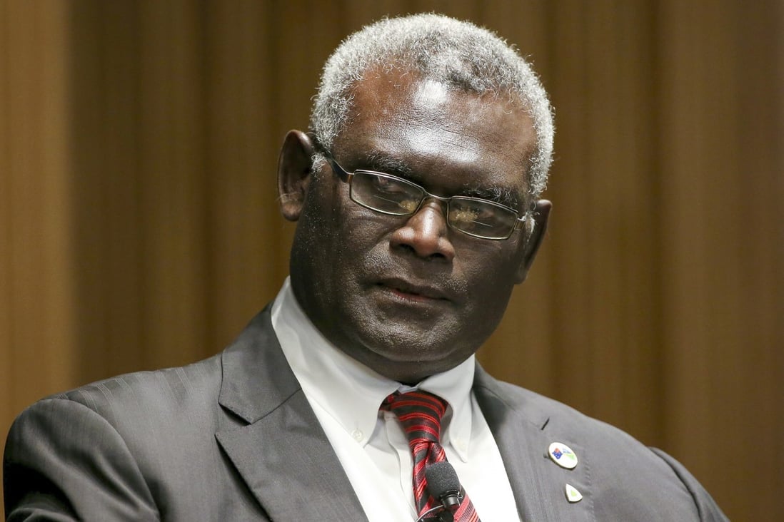 Prime Minister Manasseh Sogavare has not released details of the security deal with China. Photo: AP