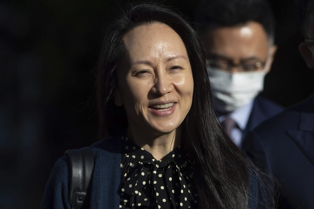 In this Sept. 24, 2021, file photo, Meng Wanzhou, chief financial officer of Huawei, leaves her home in Vancouver. Photo: The Canadian Press via AP