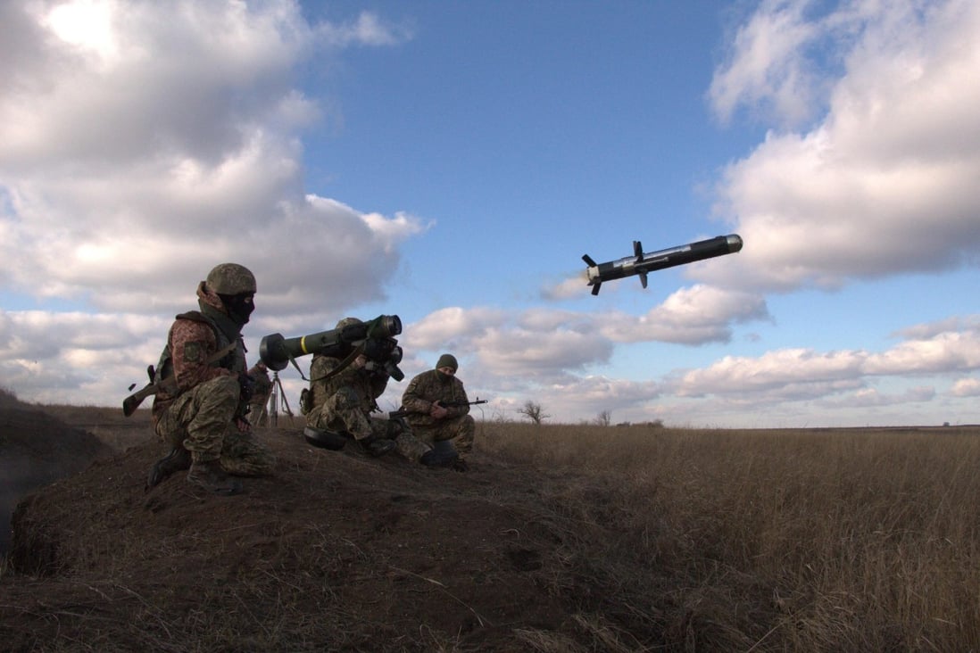 Ukrainian troops have used Javelin missiles against Russia during the latter’s invasion. Photo: AFP