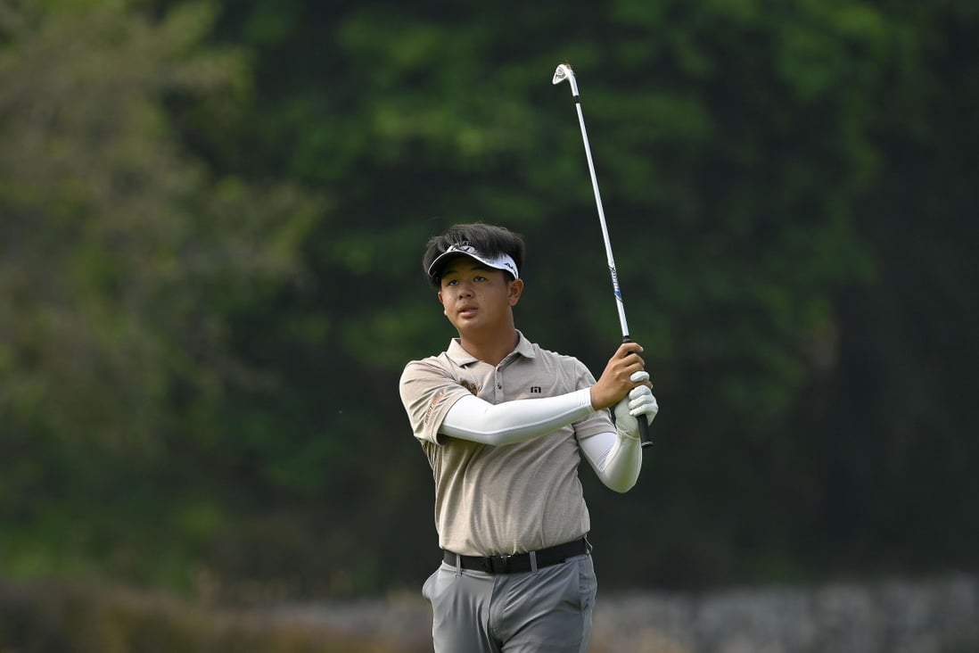 Thailand’s teen sensation Ratchanon Chantananuwat is balancing golf and exams. Photo: Paul Lakatos/Asian Tour.