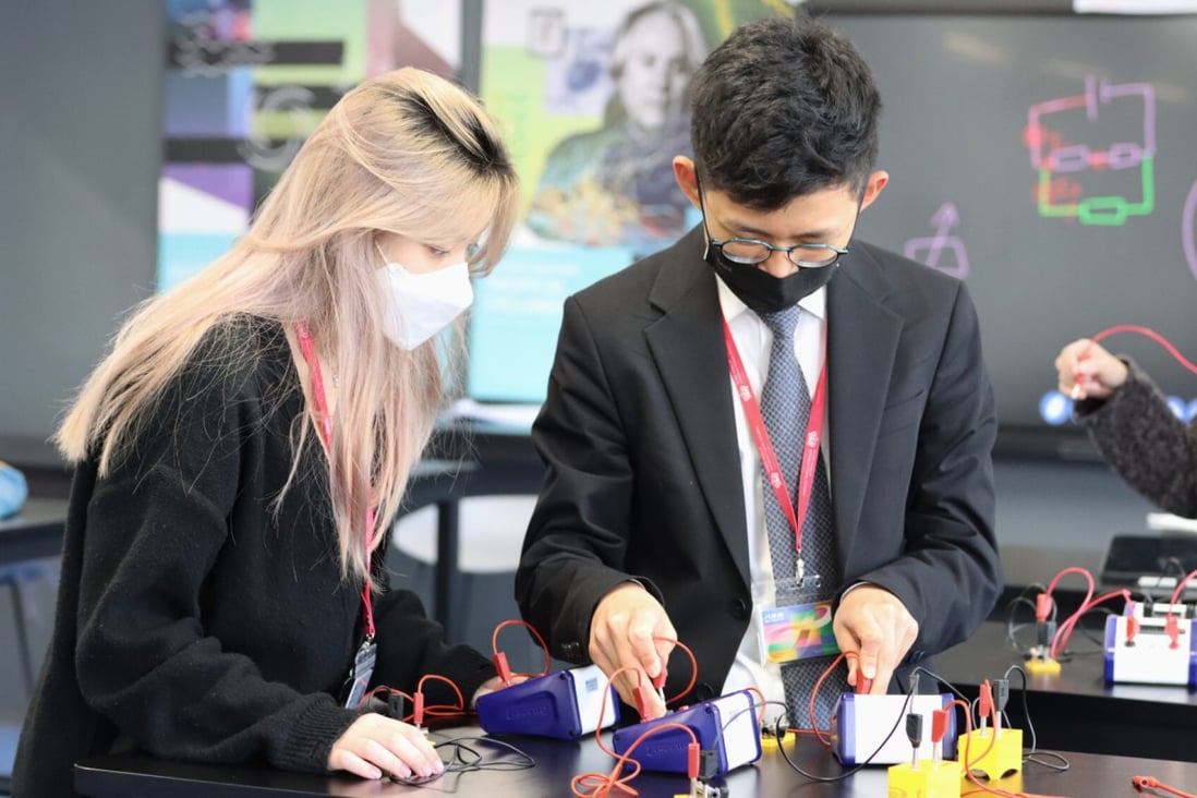 Collaboration is a key soft skill everyone needs to develop for the workplace, demonstrated here by pupils working on a project at Hong Kong’s Nord Anglia International School. Photo: Handout