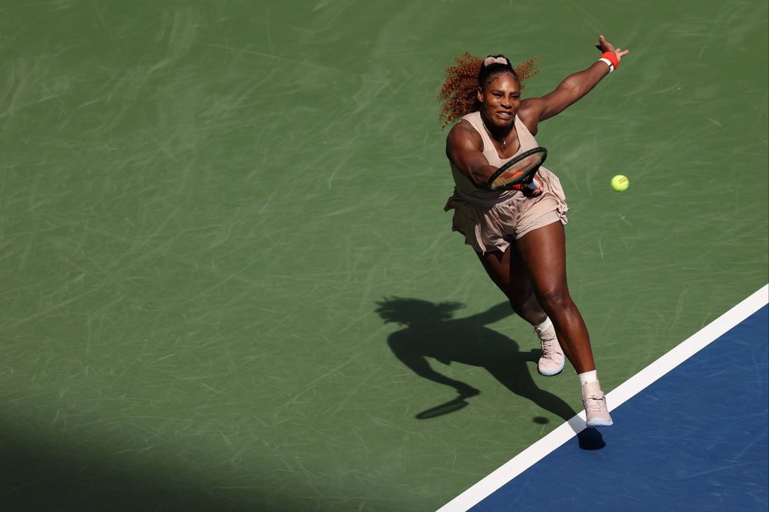 Serena Williams returns the ball during the 2020 US Open at the USTA Billie Jean King National Tennis Center. Photo: AFP