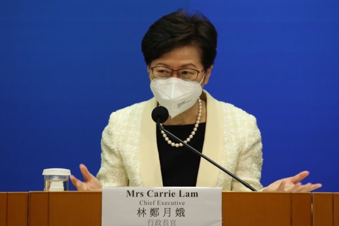 City leader Carrie Lam has said plans to resume in-person teaching at schools will be unveiled later in the week. Photo: Handout