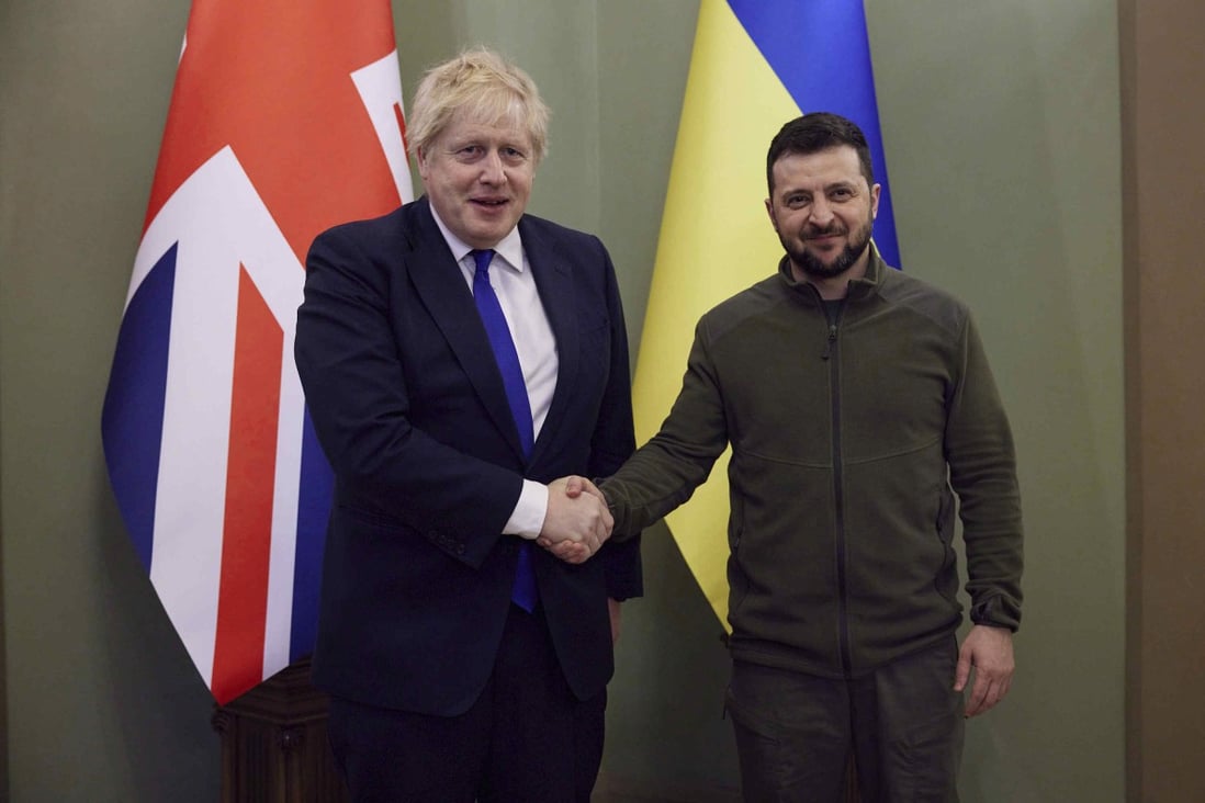 UK’s Boris Johnson makes unannounced visit to Ukraine after deadly