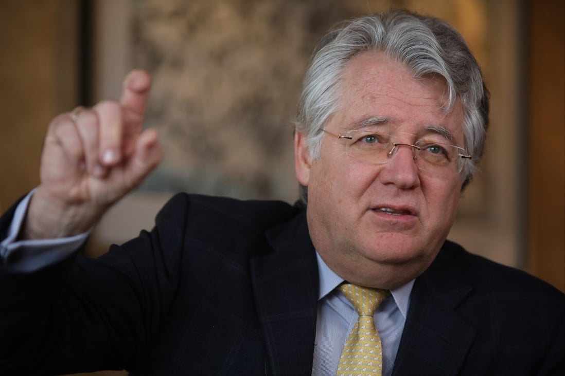 Joerg Wuttke, president of the European Union Chamber of Commerce in China, has sent a letter to Vice-Premier Hu Chunhua asking for Beijing to change its zero-Covid policy. Photo: Simon Song