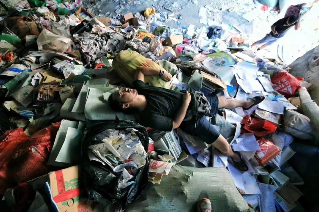 Finding treasure in trash Chinese scrap collector civil